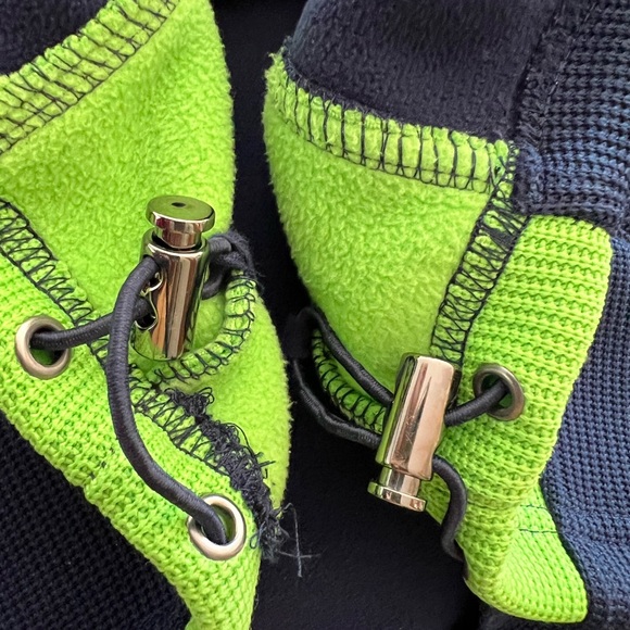 NFL Seattle Seahawks Blue Jersey Mens Size Medium Zip Long Sleeve Blue - Picture 9 of 10